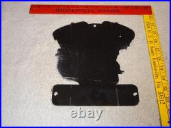 Vintage 1941 Harley Davidson Motorcycle Sales Porcelain Metal Gasoline Oil Sign