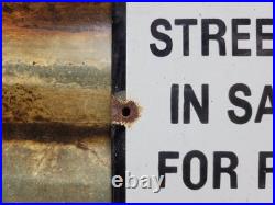 Vintage 1942 Sailor Porcelain Sign Old Hotel Virginia Beach Street Girls Brothel