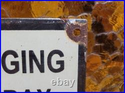 Vintage 1942 Sailor Porcelain Sign Old Hotel Virginia Beach Street Girls Brothel