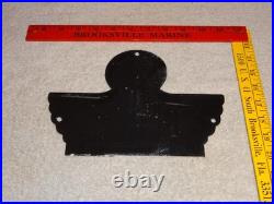 Vintage 1948 Indian Motorcycles Sales+ Service Porcelain Metal Gasoline Oil Sign