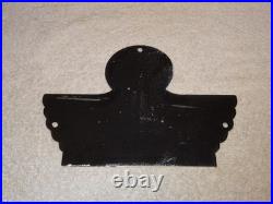 Vintage 1948 Indian Motorcycles Sales+ Service Porcelain Metal Gasoline Oil Sign