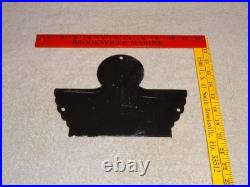 Vintage 1948 Indian Motorcycles Sales+ Service Porcelain Metal Gasoline Oil Sign