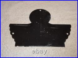 Vintage 1948 Indian Motorcycles Sales+ Service Porcelain Metal Gasoline Oil Sign