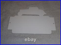 Vintage 1950 Hot Rod Shop Auto Parts Lightning 12 Metal Car Gasoline & Oil Sign