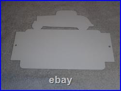 Vintage 1950 Hot Rod Shop Auto Parts Lightning 12 Metal Car Gasoline & Oil Sign