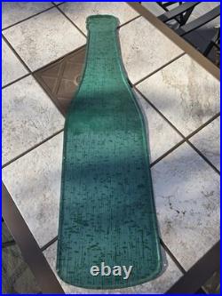 Vintage 1950'S Die Cut Metal Triple AAA Root Beer Bottle Sign Excellent