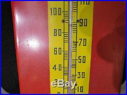 Vintage 1950's RC Royal Crown Cola Soda Pop 25 Metal Thermometer Large Sign