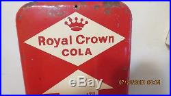 Vintage 1950's RC Royal Crown Cola Soda Pop 26 Metal Thermometer Sign