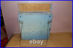 Vintage 1955 AC CHEVROLET Radiator Gas Tank Caps 24 Metal Display Cabinet Sign