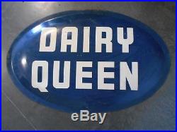 Vintage 1958 Original Dairy Queen Bubble Metal Sign