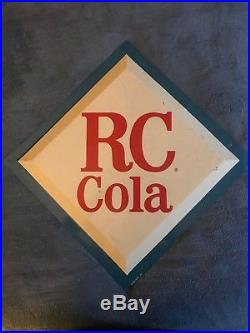 Vintage 1960's RC Royal Crown Cola Soda Pop 24 Bubble Front Metal Sign
