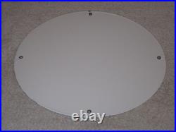 Vintage 1961 Lady Luck Woman Gasoline Station Casino 11 3/4 Porcelain Metal Sign