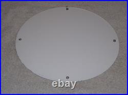 Vintage 1961 Lady Luck Woman Gasoline Station Casino 11 3/4 Porcelain Metal Sign