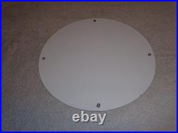 Vintage 1961 Lady Luck Woman Gasoline Station Casino 11 3/4 Porcelain Metal Sign