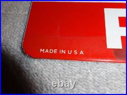 Vintage 1962 Texaco Sky Chief Marine Gasoline 18 X 12 Porcelain Metal Oil Sign