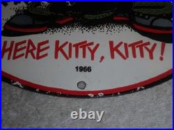 Vintage 1966 Rat Fink Ak-47 Gun 11 3/4 Porcelain Metal Gas Oil Sign Nra Ratfink