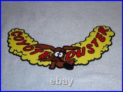 Vintage 1969 Plymouth Road Runner Coyote Duster Metal Gasoline Oil Sign! Wile E