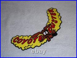 Vintage 1969 Plymouth Road Runner Coyote Duster Metal Gasoline Oil Sign! Wile E