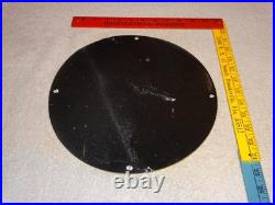 Vintage 1972 Indian Motorcycles Ride The Best +woman 11 3/4 Porcelain Gas Sign