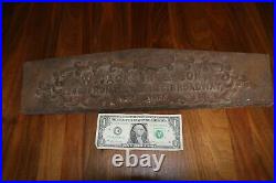 Vintage 19th Century Cast Iron Plaque Sign Jackson & Son Front St/ Broadway NYC