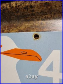 Vintage 49 Mile Scenic Drive Porcelain Sign Old San Francisco Golden Gate Bridge