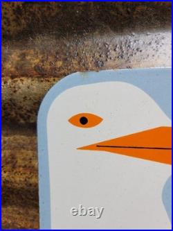 Vintage 49 Mile Scenic Drive Porcelain Sign Old San Francisco Golden Gate Bridge