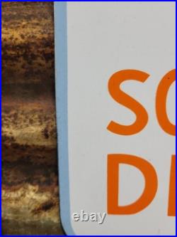 Vintage 49 Mile Scenic Drive Porcelain Sign Old San Francisco Golden Gate Bridge