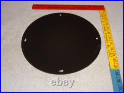 Vintage 56 Reddy Kilowatt Electric Scooter 11 3/4 Porcelain Metal Gasoline Sign