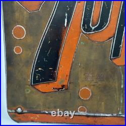 Vintage 7up Metal Sign 13 X 11