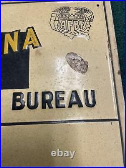 Vintage AFBF Farm Bureau Member Metal Sign (13 1/2 x 10) Sign Montana