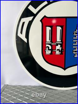 Vintage ALPINA Logo German Tuning Heritage Heavy Metal Sign 19.7 (50cm)