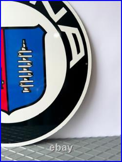 Vintage ALPINA Logo German Tuning Heritage Heavy Metal Sign 19.7 (50cm)