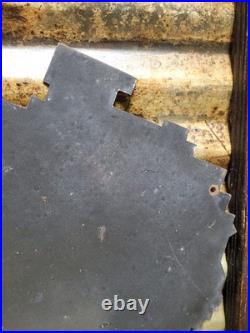 Vintage Adirondack Park Porcelain Sign Old State National New York Lodge Cabin