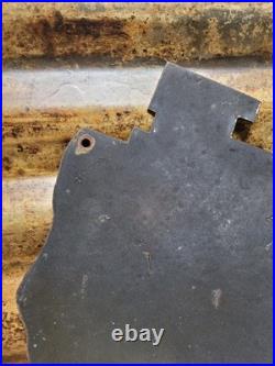 Vintage Adirondack Park Porcelain Sign Old State National New York Lodge Cabin