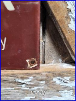 Vintage Amish Porcelain Sign Old Dont Photograph Amish Folk Lancaster County Pa