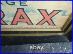 Vintage Antique Original Borax Is King Bill Jr Mule Cowboy Horse 35 Metal Sign