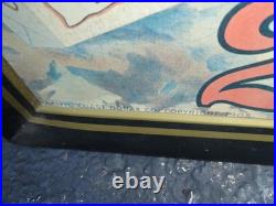 Vintage Antique Original Borax Is King Bill Jr Mule Cowboy Horse 35 Metal Sign