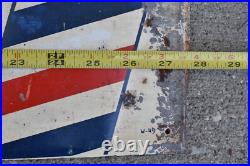 Vintage Ask for Wildroot Barber Shop Advertising Metal Sign