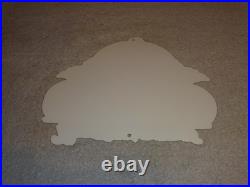 Vintage Betty Female Tattoo Model Motorcycle Porcelain Metal Gasoline & Oil Sign