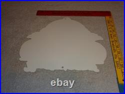 Vintage Betty Female Tattoo Model Motorcycle Porcelain Metal Gasoline & Oil Sign