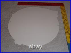 Vintage Bigger Spark More Bang Woman? & Plug 12 Metal Big Gasoline & Oil Sign