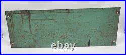 Vintage Bowers Batteries heavy gauge metal advertising sign