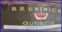 Vintage Brunswick Automatic Bowling Pinsetter Guard Wall Art Piece