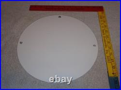 Vintage Buffalo Gasoline & Western Bison Animal 11 3/4 Porcelain Metal Oil Sign