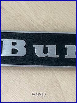 Vintage Burroughs Corporation Metal Emblem Sign Badge Lot Mainframe Computer 2pc