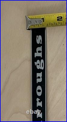 Vintage Burroughs Corporation Metal Emblem Sign Badge Lot Mainframe Computer 2pc
