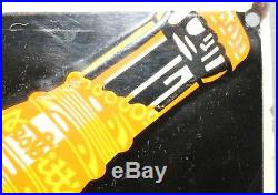 Vintage C. 1946 Nesbitt's Orange Soda Pop Bottle Tin Metal Sign Rare