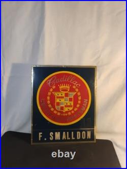 Vintage Cadillac Certified Craftsman Metal Sign Mechanic Auto Shop 10 X 12