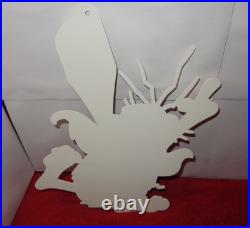 Vintage Captain Caveman & The Teen Angels Cavey Cartoon Metal Gasoline Oil Sign