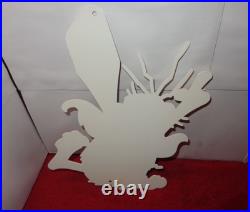 Vintage Captain Caveman & The Teen Angels Cavey Cartoon Metal Gasoline Oil Sign